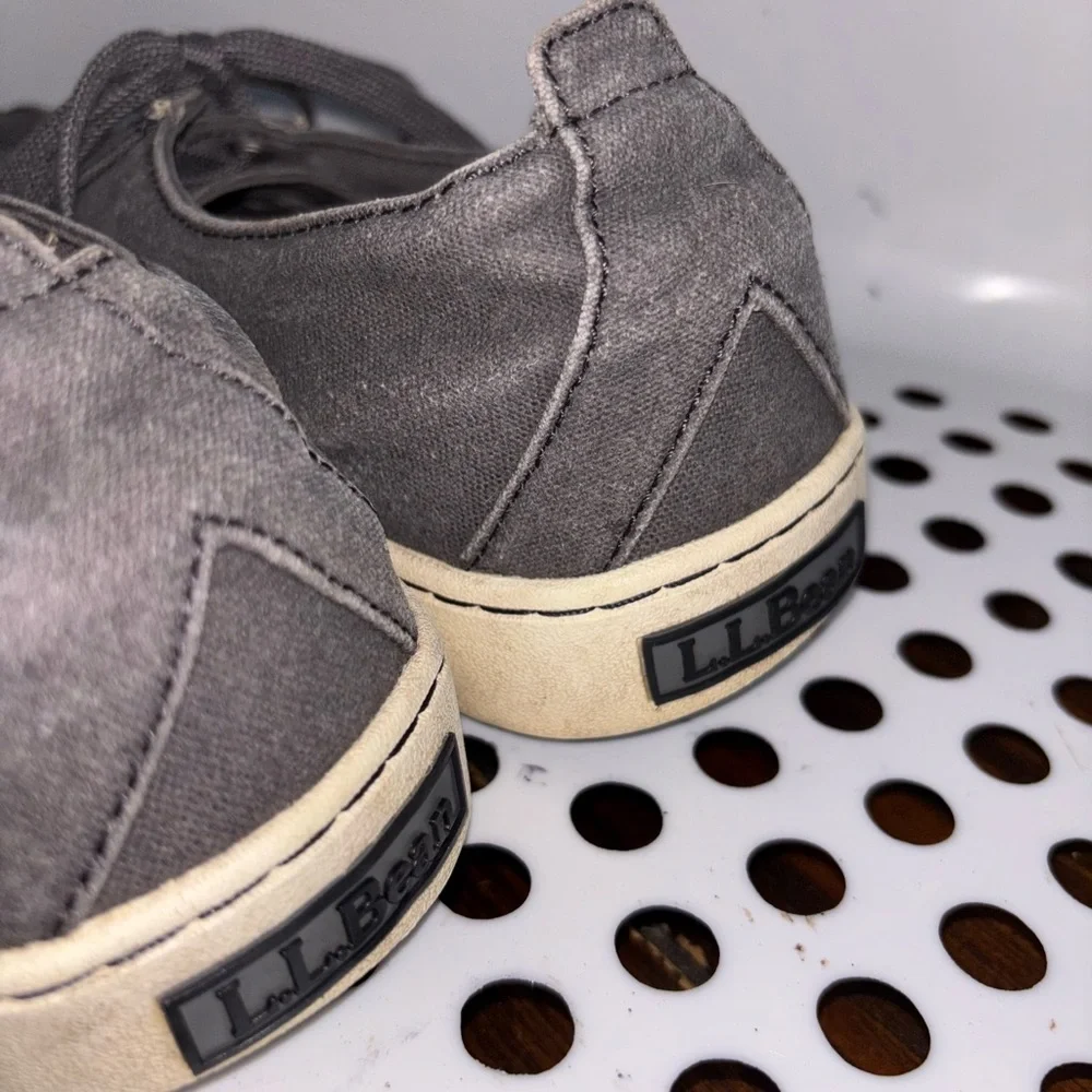 Lands End Casual Gray Men's Deck Shoes